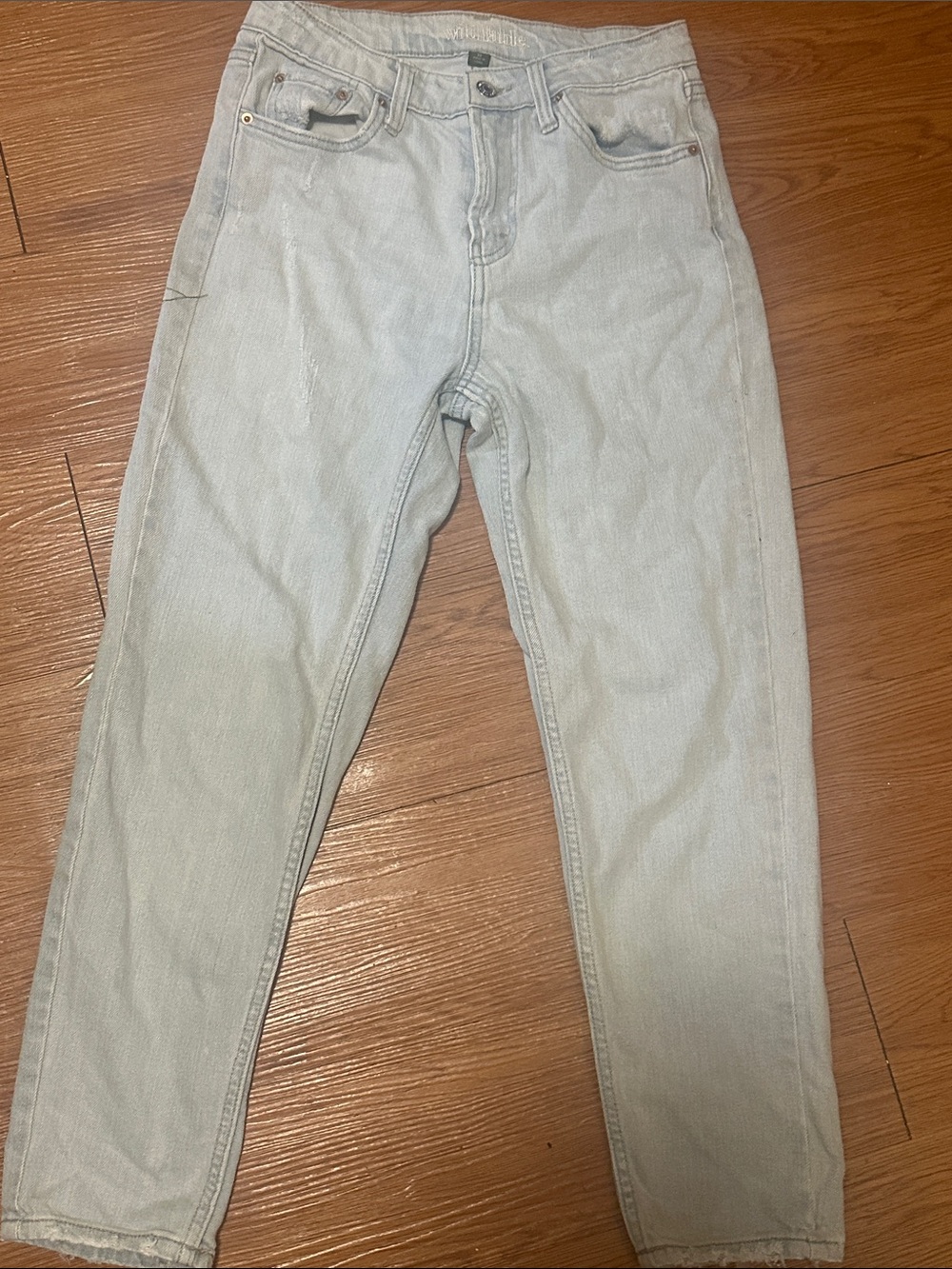 Wild Fable Light Wash High-Rise Mom Jeans Women's Jeans Size 00
